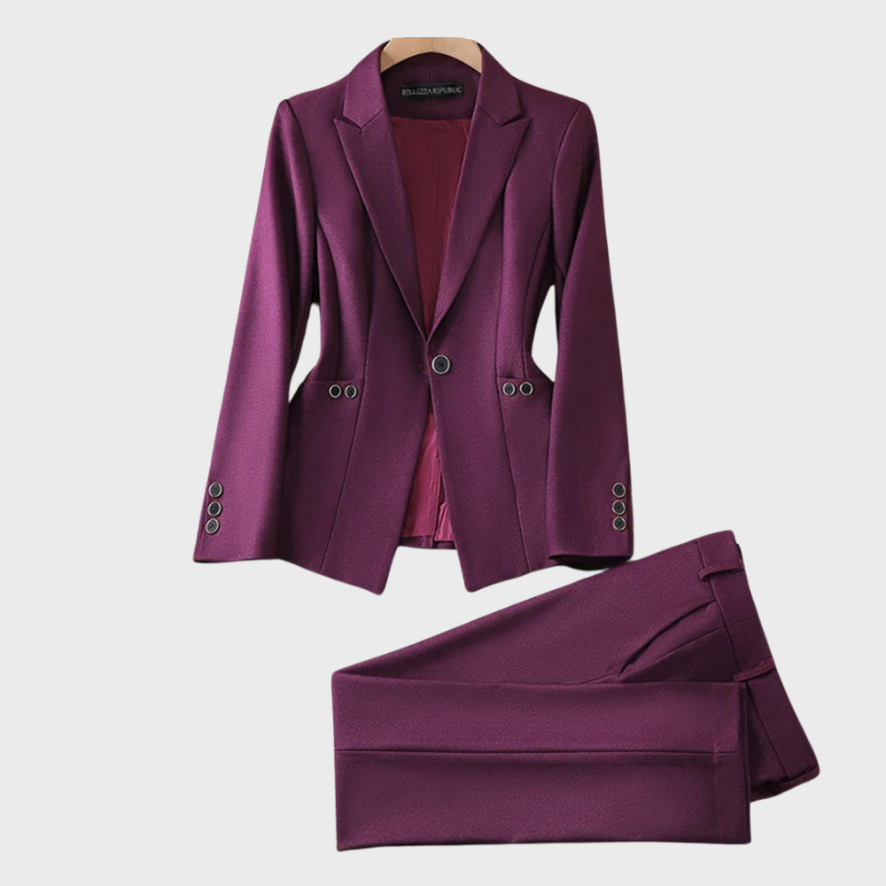 Laura - Elegante blazer en broek set