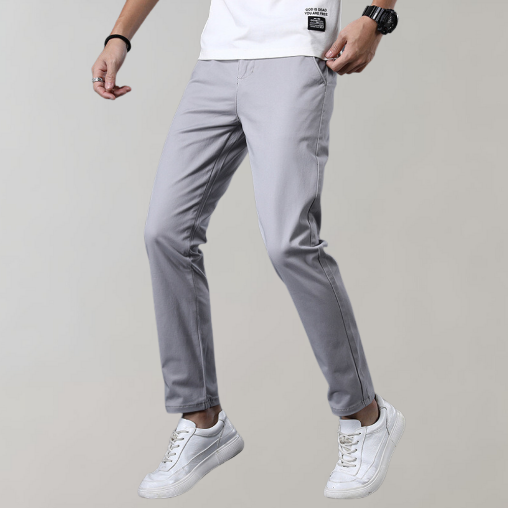 Slimme casual chino broek