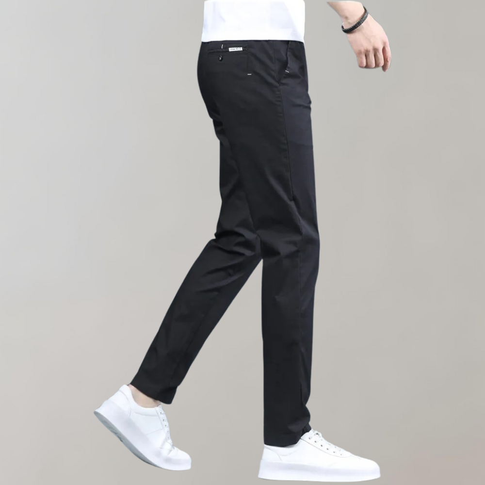 Stretch taille chino broek