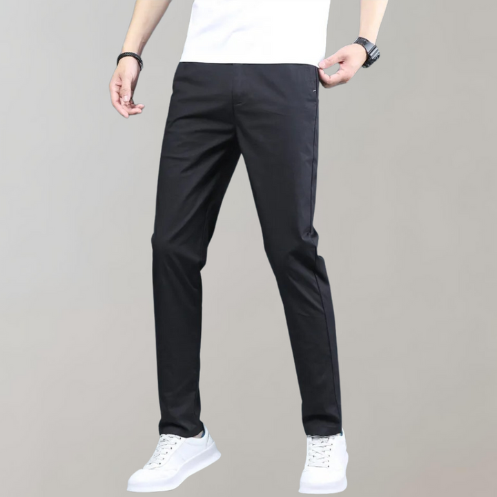 Stretch taille chino broek