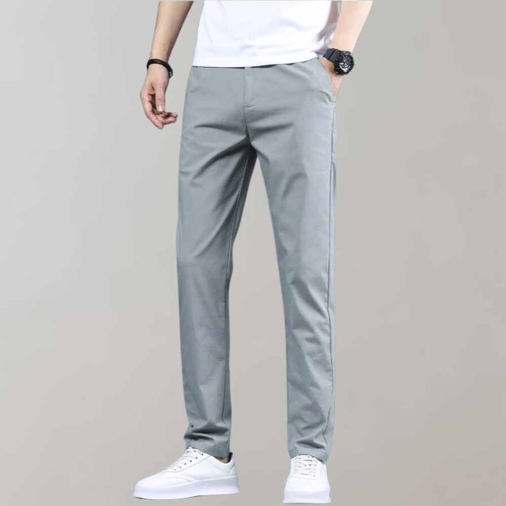 Stretch taille chino broek