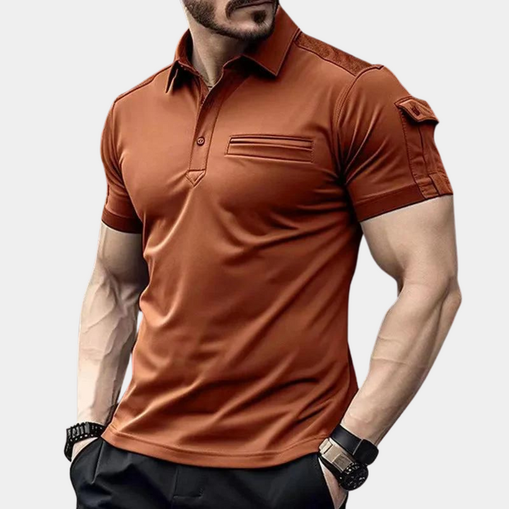 Ademend herenpoloshirt