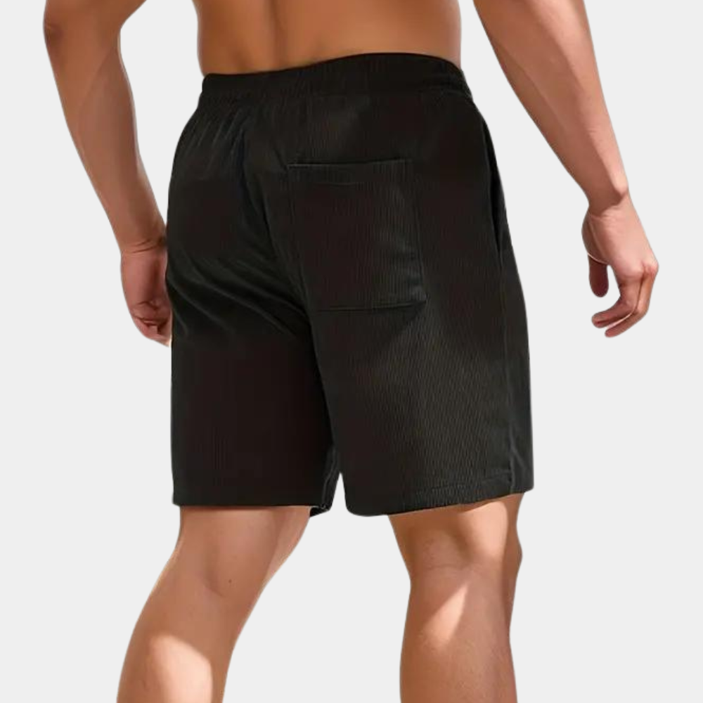 Comfortabele corduroy herenshorts