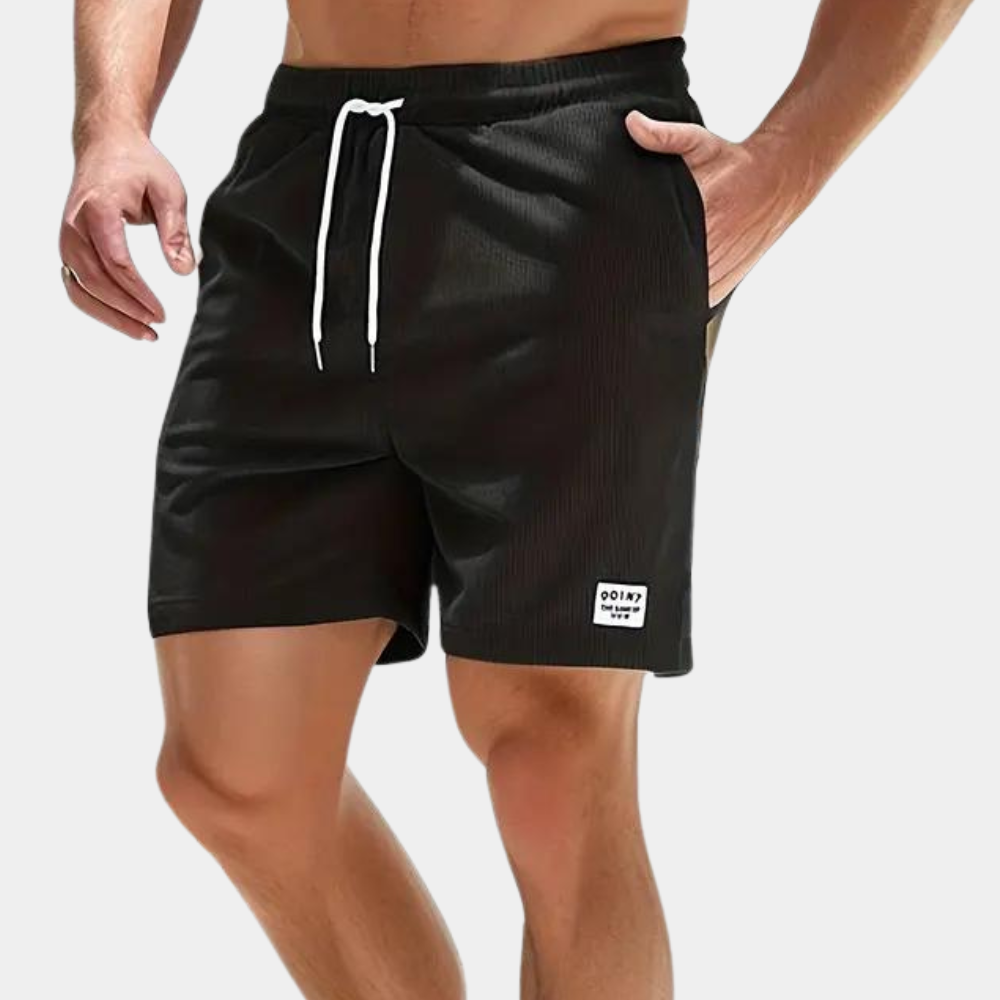 Comfortabele corduroy herenshorts