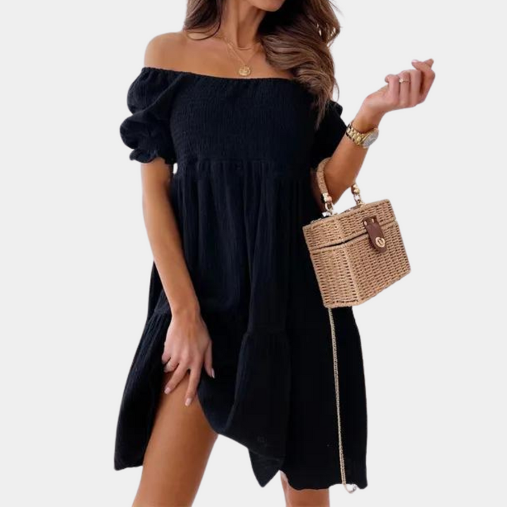 Casual off shoulder jurk voor dames