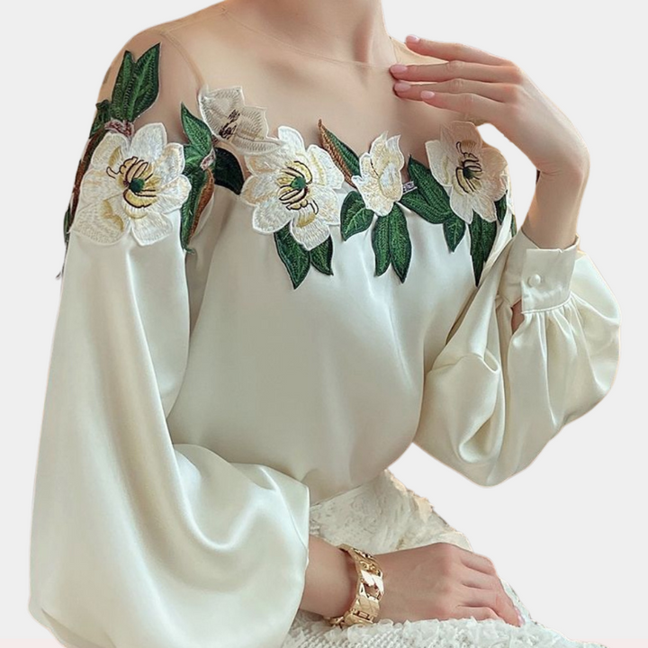 Bonnie - Elegante gebloemde damesblouse