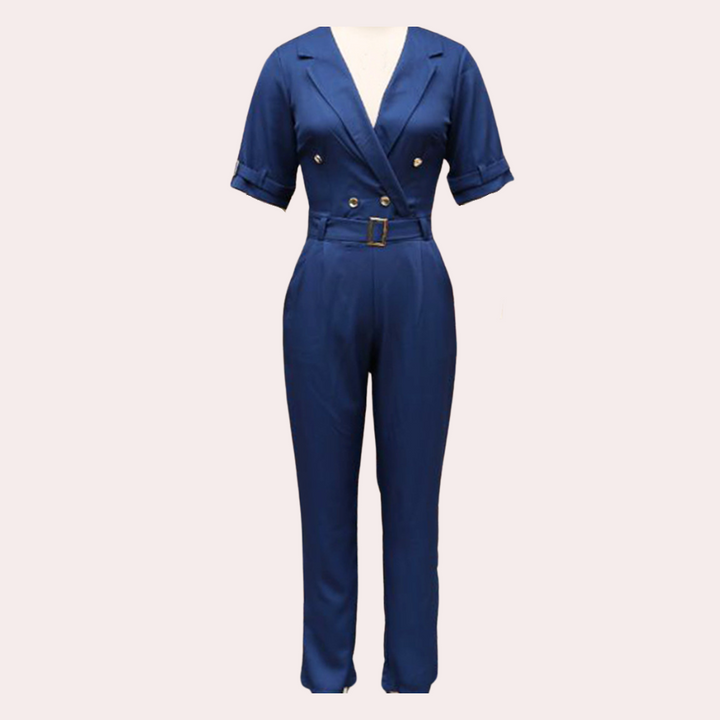 Elegante damesjumpsuit met v-hals