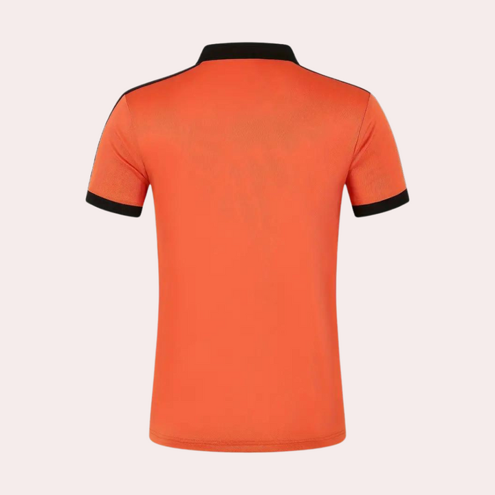 Fergal - Stijlvol oranje herenpoloshirt