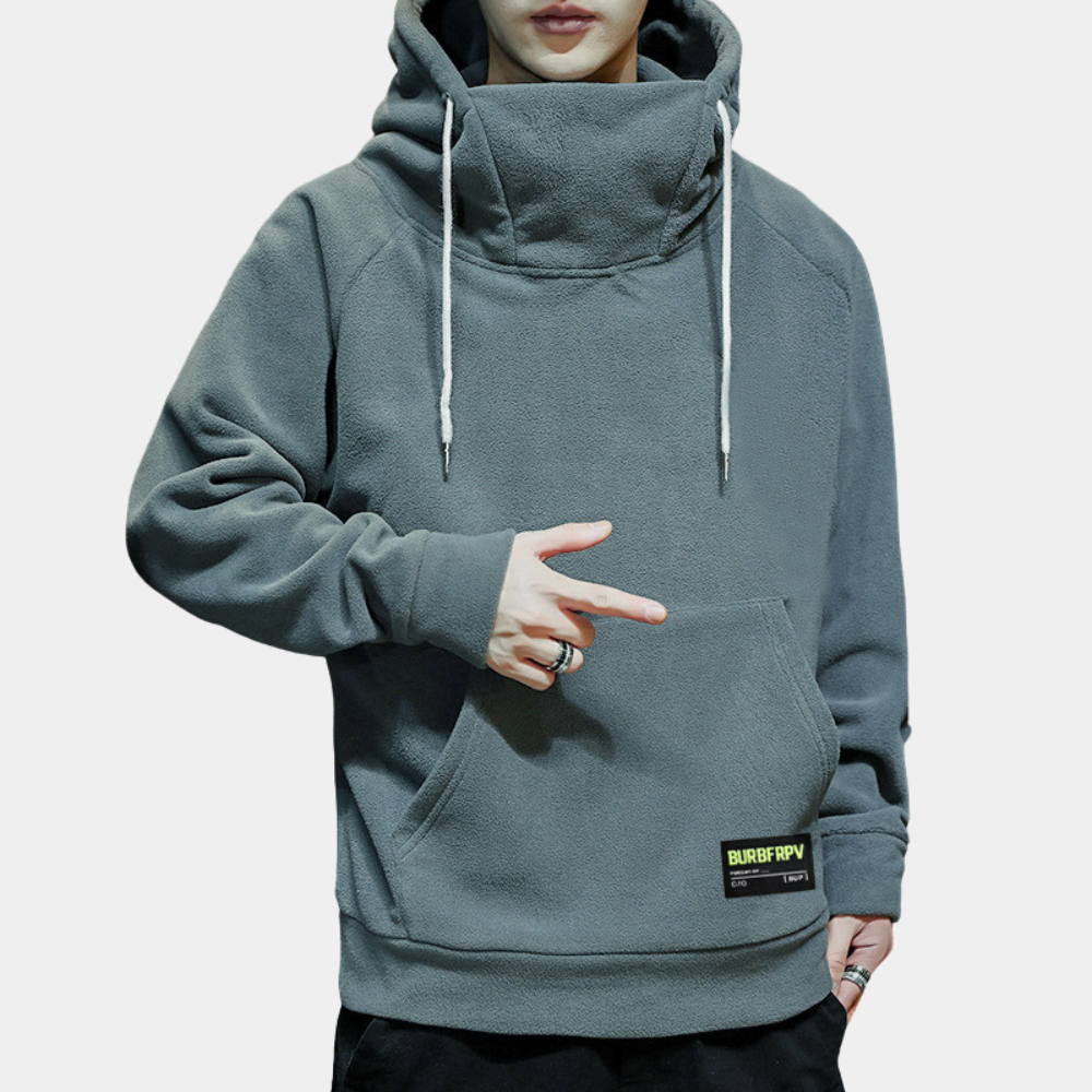 Oversized warme hoodie voor heren