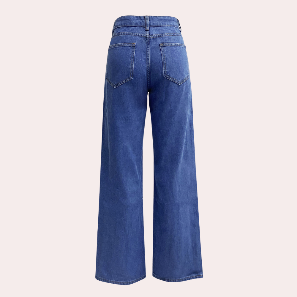 Jitka - Casual baggy jeans voor dames