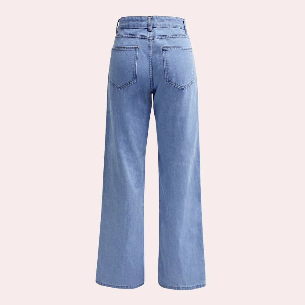 Jitka - Casual baggy jeans voor dames