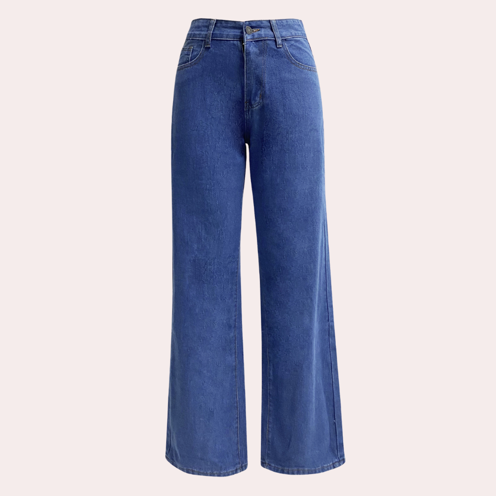 Jitka - Casual baggy jeans voor dames