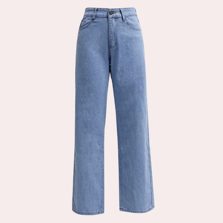 Jitka - Casual baggy jeans voor dames