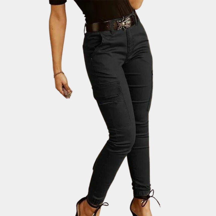 Dames casual cargo jeans