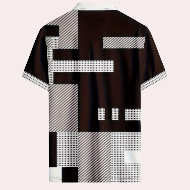 Rafael - Heren t-shirt met color block design