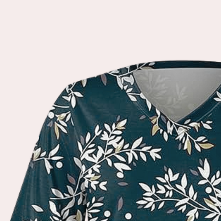 Thais - Zomerse Bloemenblouse voor Vrouwen