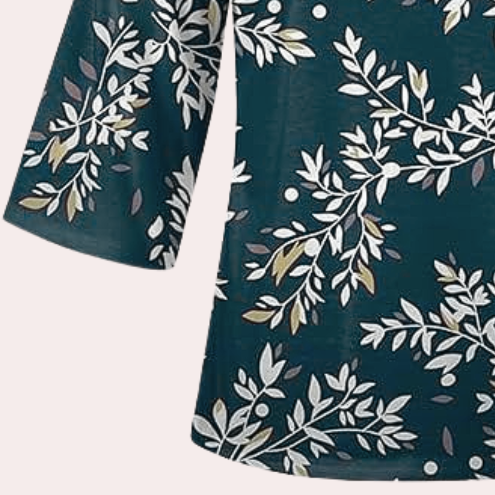 Thais - Zomerse Bloemenblouse voor Vrouwen