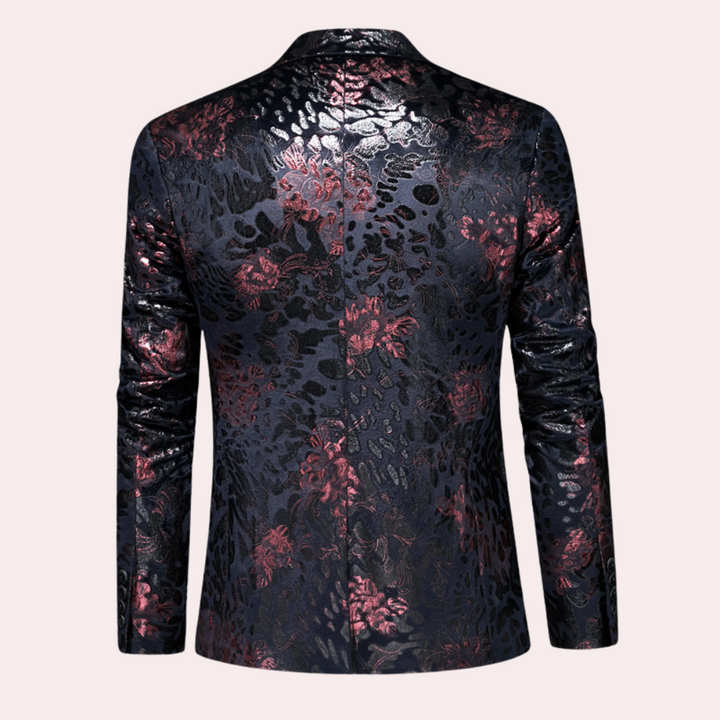 Alfons - Herenblazer met florale finesse