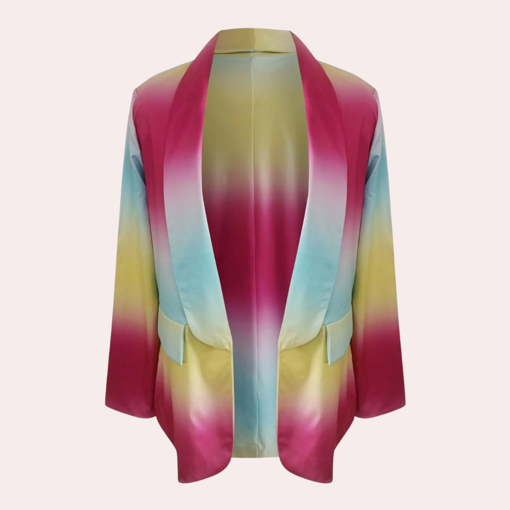 Sinead - Levendige tie-dye blazer voor dames