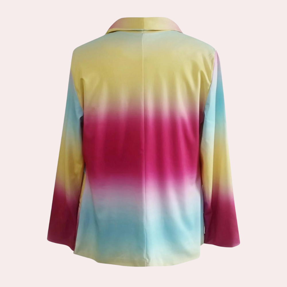 Sinead - Levendige tie-dye blazer voor dames