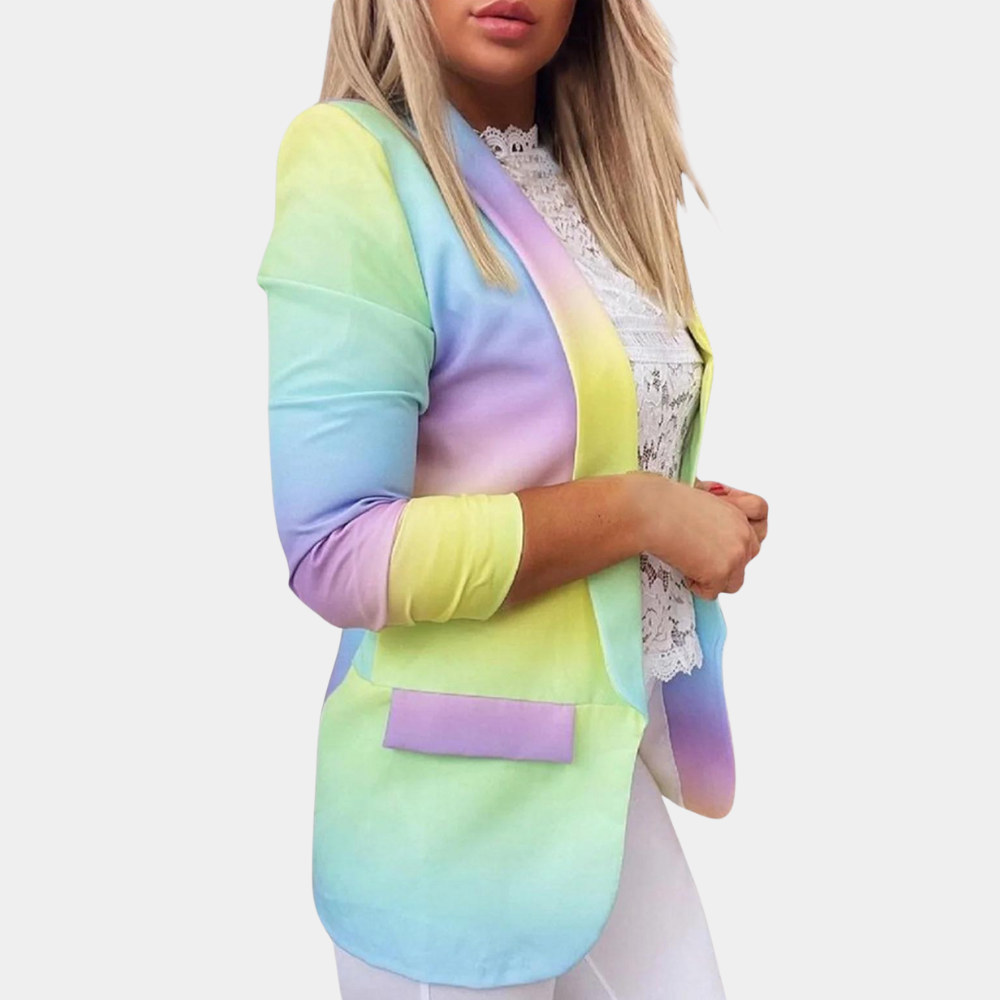 Sinead - Levendige tie-dye blazer voor dames