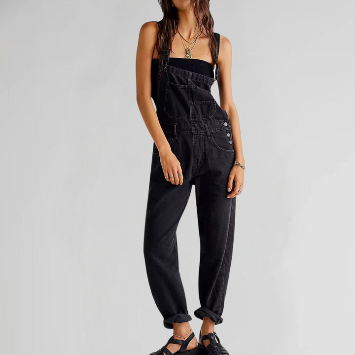 Valeria - Comfortabele denim jumpsuit voor dames