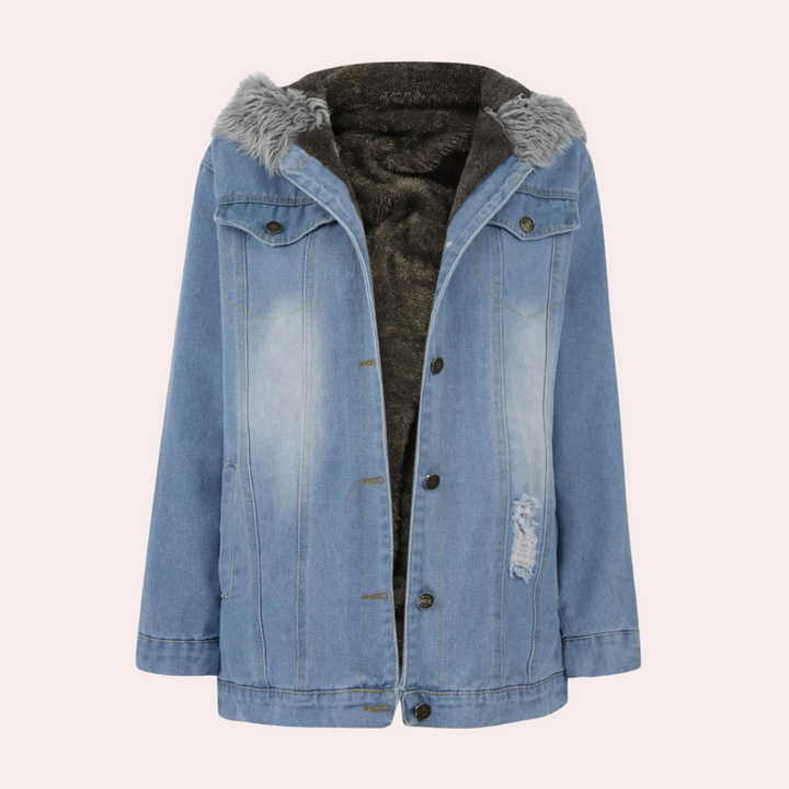 Monika - Casual denim jas voor dames