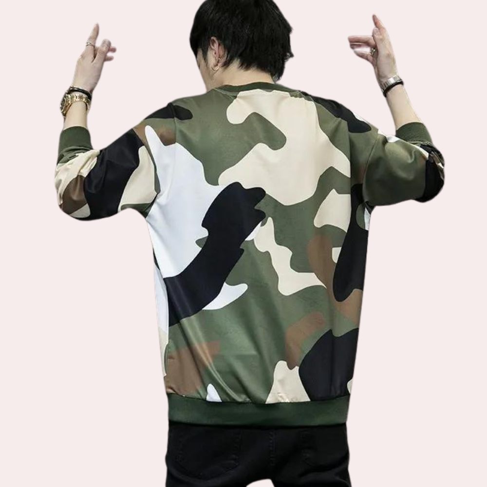 Beniamin - Ademend Camo Sweatshirt voor heren