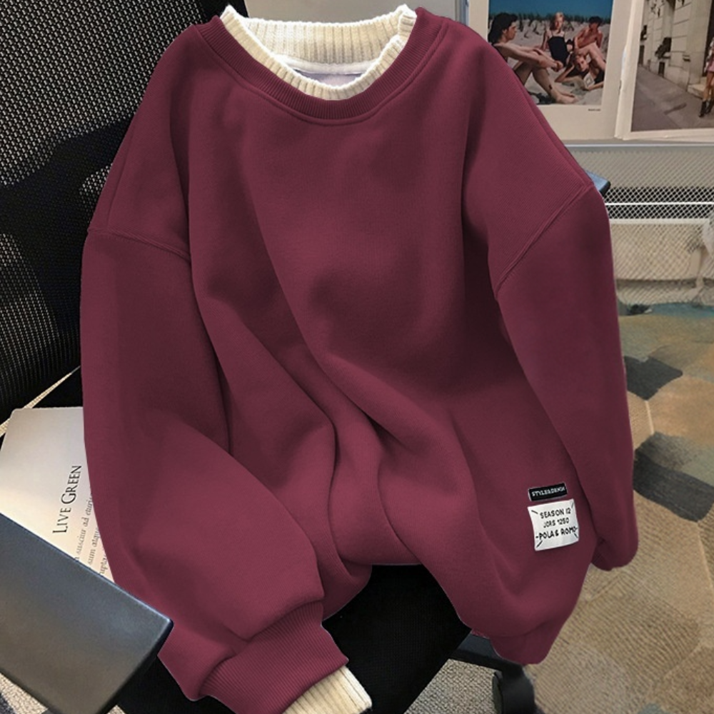 Joana - Eenvoudig Oversized Dames Sweatshirt