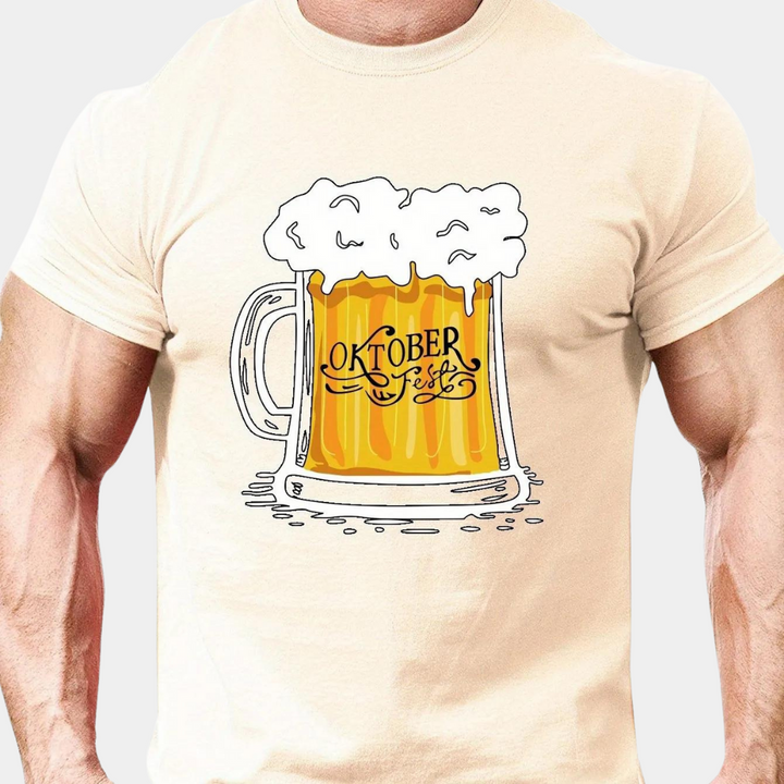 Jasper - Trendy Oktoberfest T-shirt voor Heren