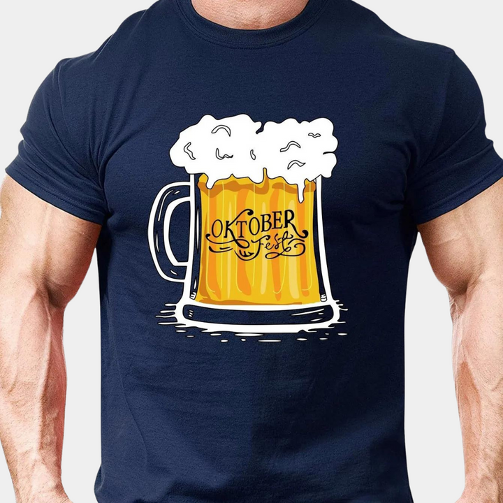 Jasper - Trendy Oktoberfest T-shirt voor Heren