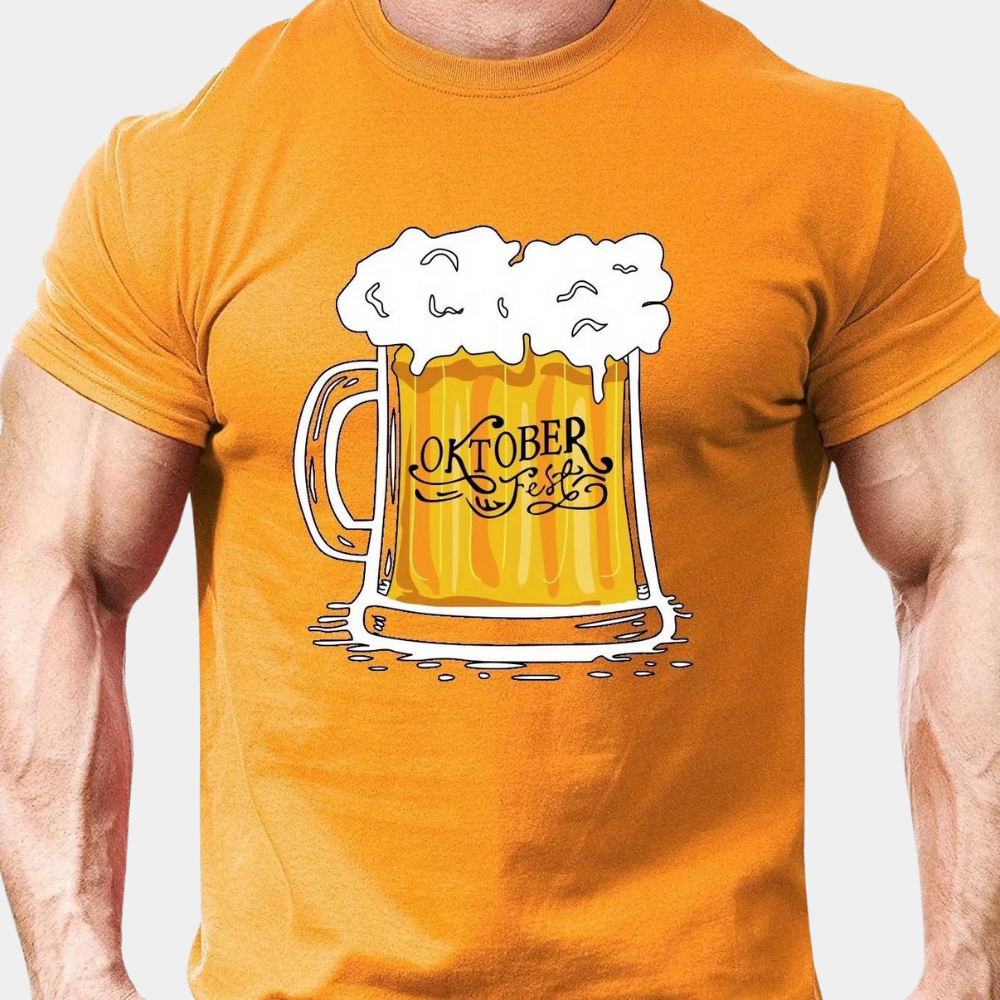 Jasper - Trendy Oktoberfest T-shirt voor Heren