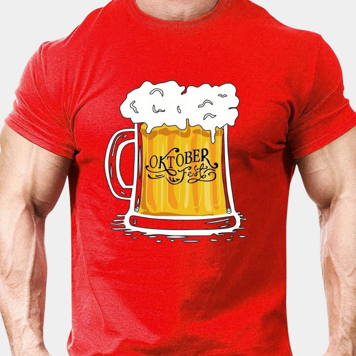 Jasper - Trendy Oktoberfest T-shirt voor Heren