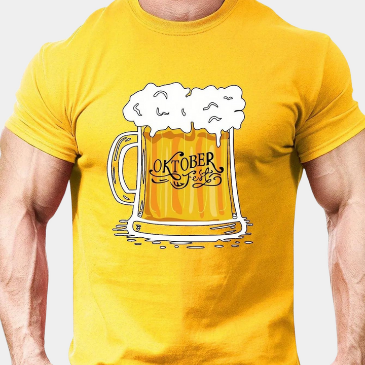 Jasper - Trendy Oktoberfest T-shirt voor Heren