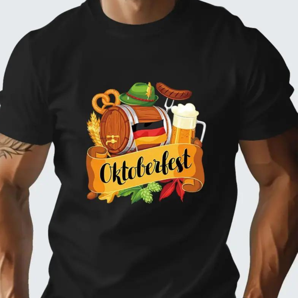 Frederic - Modieus Oktoberfest t-shirt voor heren