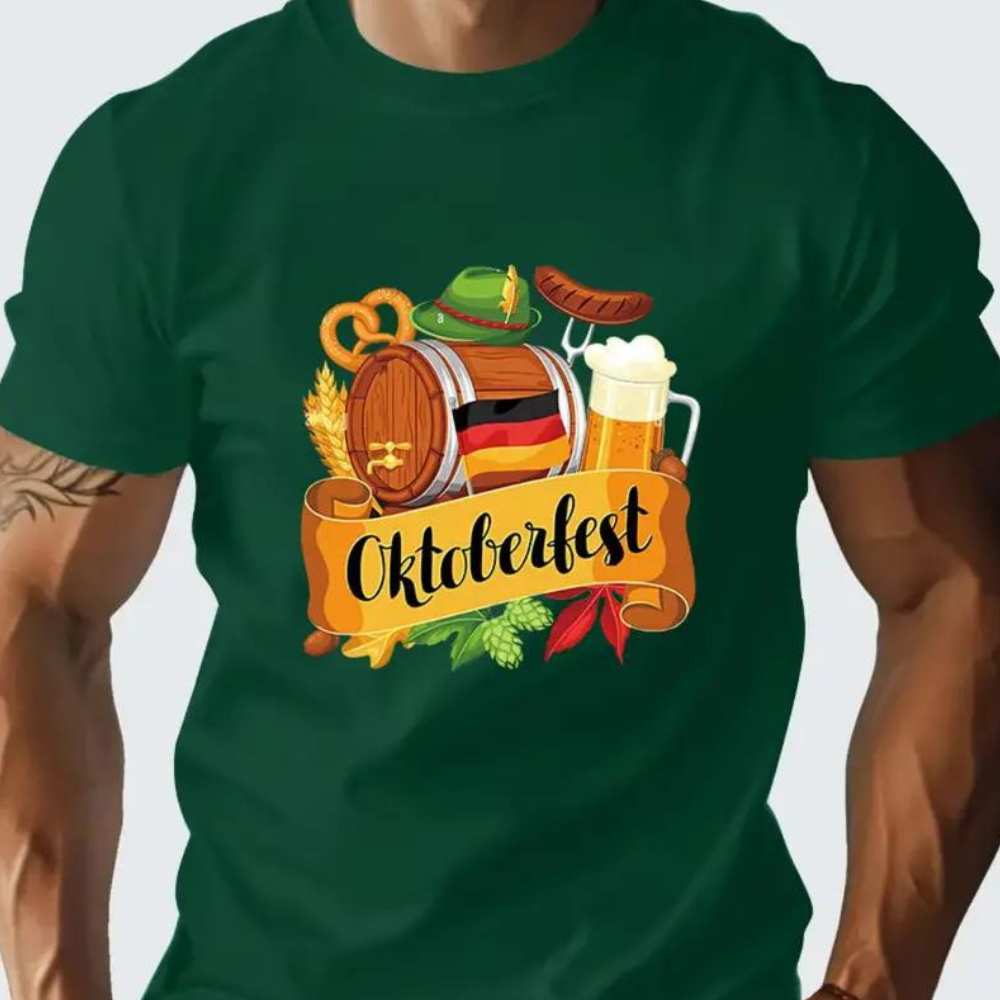 Frederic - Modieus Oktoberfest t-shirt voor heren