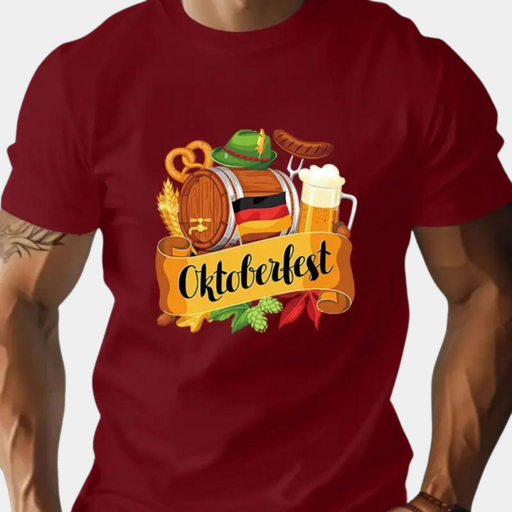 Frederic - Modieus Oktoberfest t-shirt voor heren