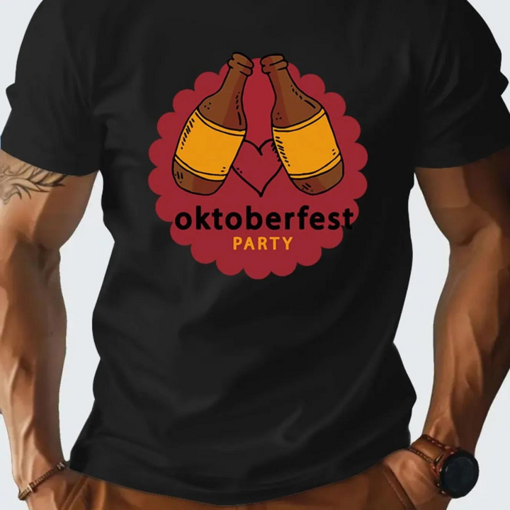 Dominic - Trendy Oktoberfest T-shirt voor heren