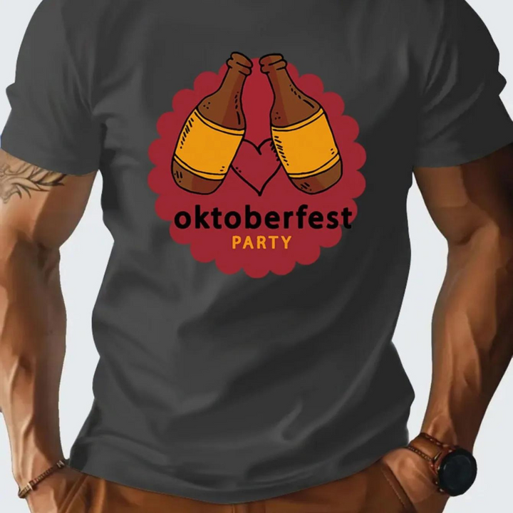 Dominic - Trendy Oktoberfest T-shirt voor heren