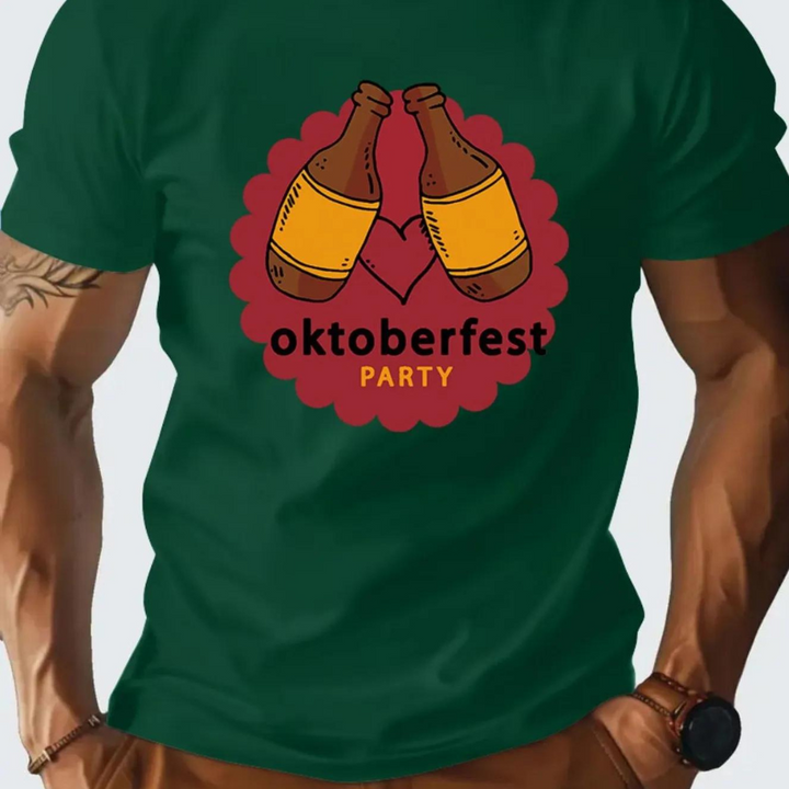 Dominic - Trendy Oktoberfest T-shirt voor heren