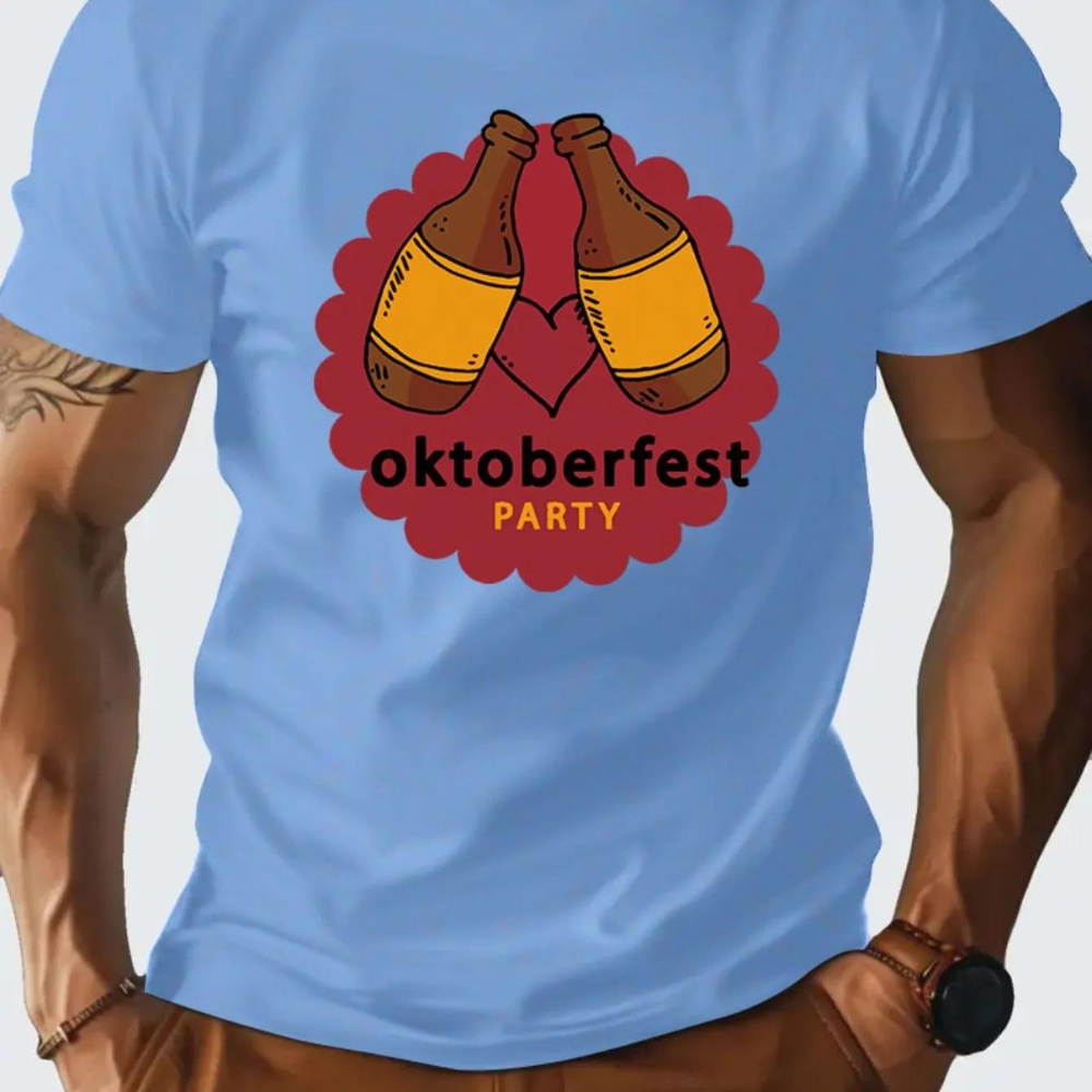 Dominic - Trendy Oktoberfest T-shirt voor heren