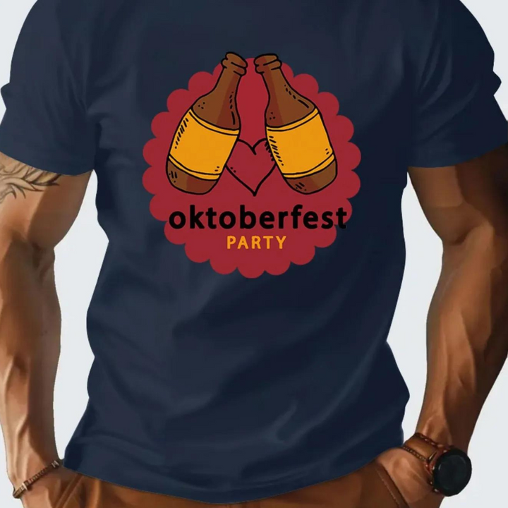 Dominic - Trendy Oktoberfest T-shirt voor heren