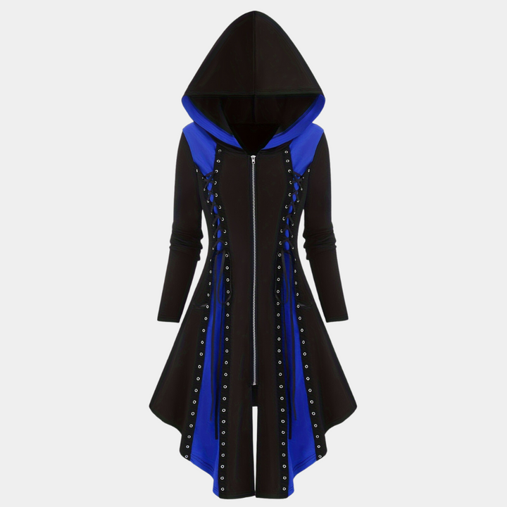 Nyssa - Trendy Jurk met Rits en Hoodie