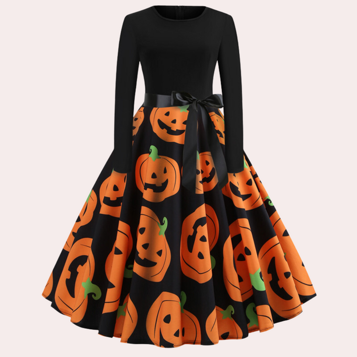 Armina - Halloween Charme Pompoenjurk voor Dames