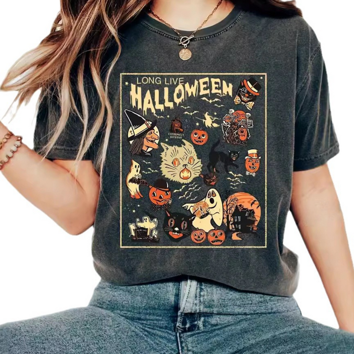 Jazmina - Eenvoudig Halloween Shirt voor dames