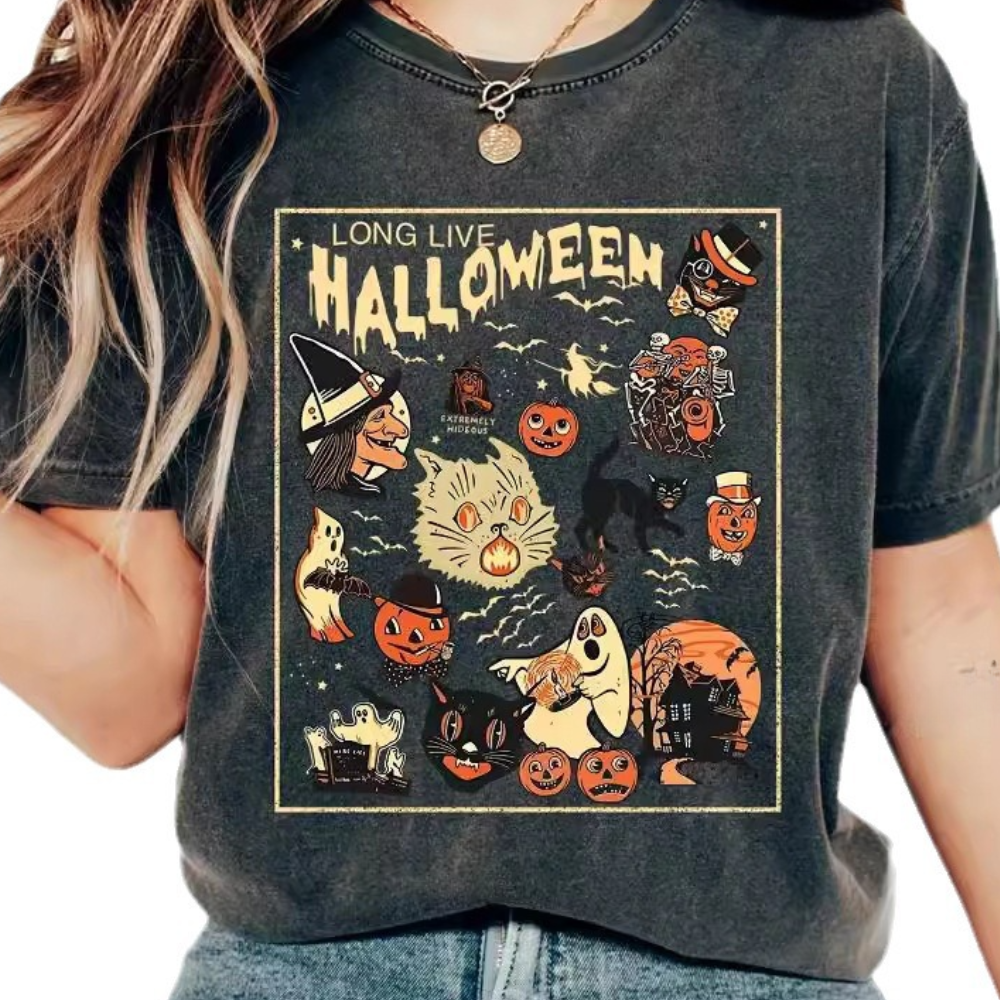 Jazmina - Eenvoudig Halloween Shirt voor dames