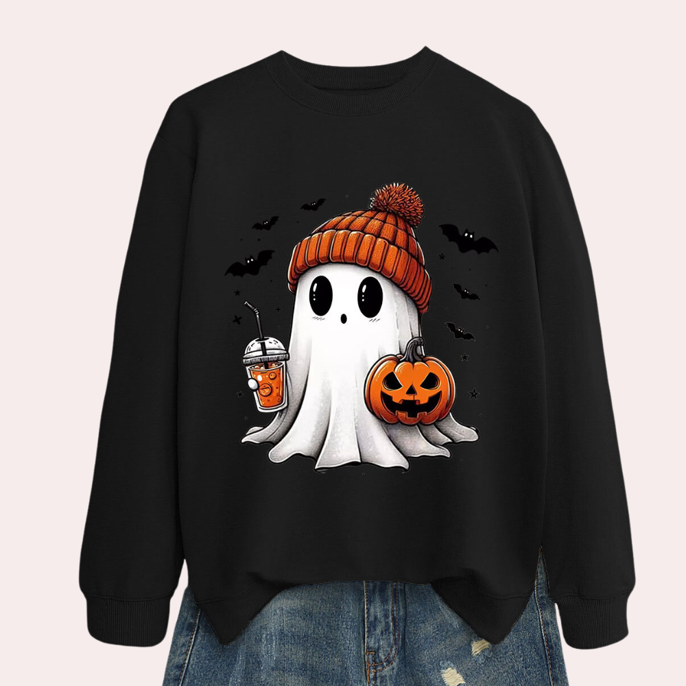 Cintia - Stijlvol Halloween-sweatshirt voor dames