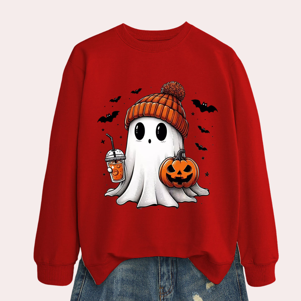 Cintia - Stijlvol Halloween-sweatshirt voor dames