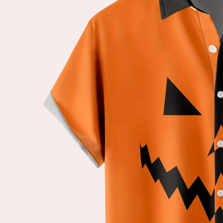 Anitra - Halloween Pompoen Grafiek Shirt voor Mannen