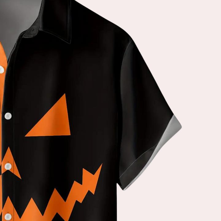 Anitra - Halloween Pompoen Grafiek Shirt voor Mannen